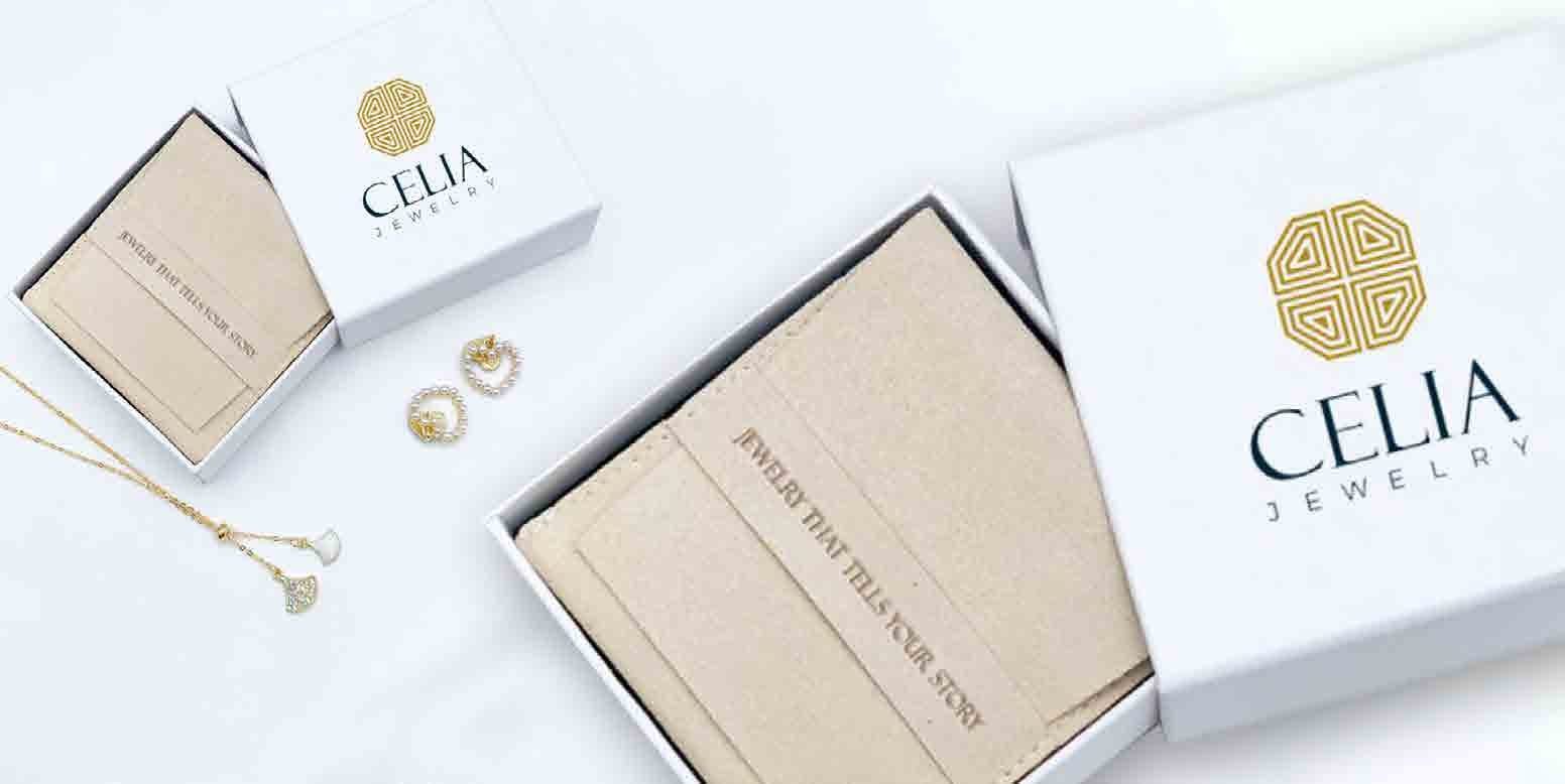 Celia Jewelry: Name and identity for a custom jewellery shop in the UK