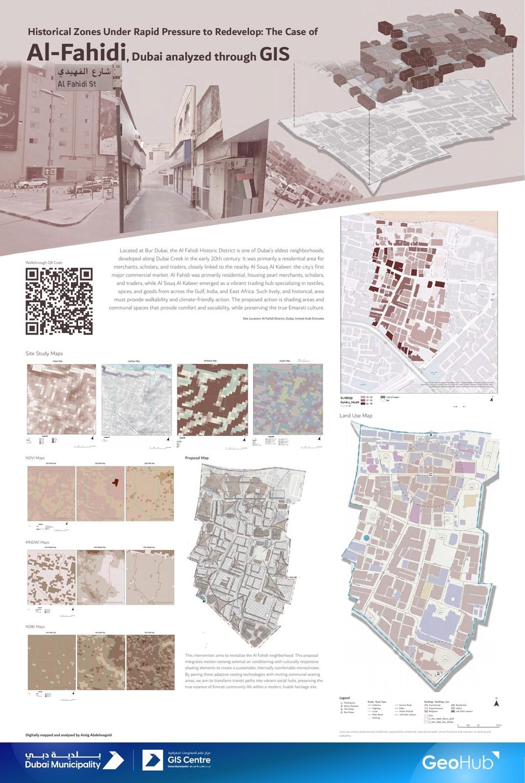 Dubai Municipality: Al-Fahidi, Dubai analysed through GIS