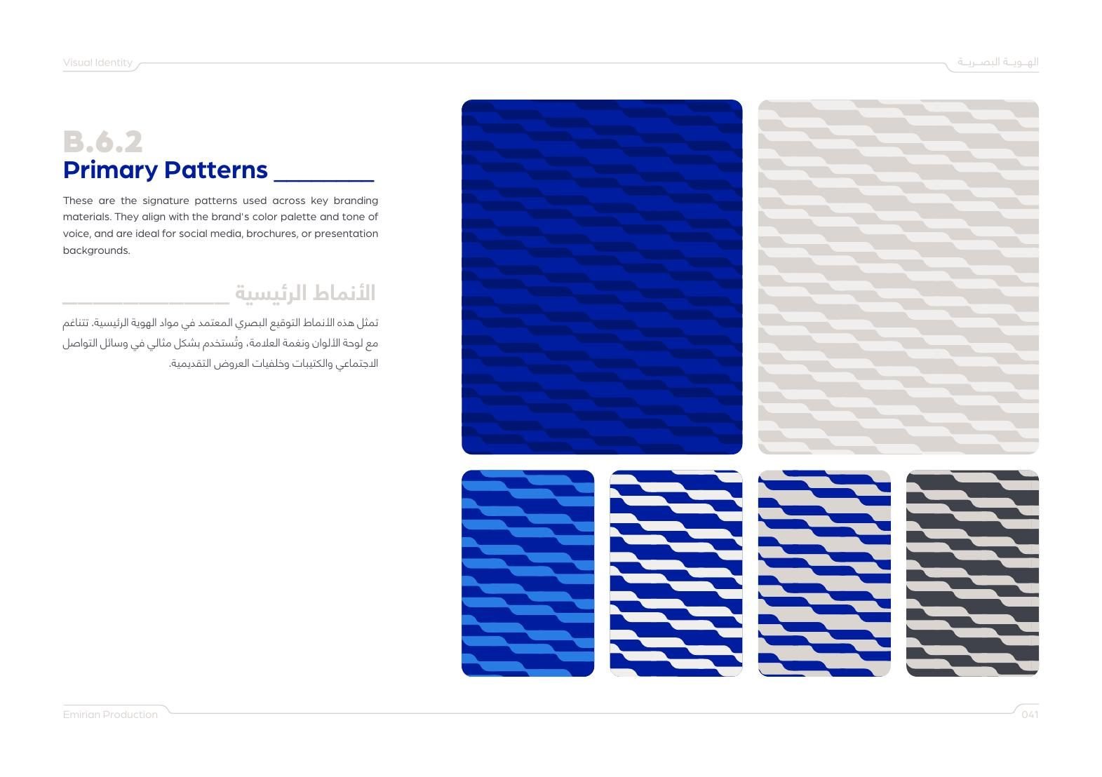 Emirian Production: Primary patterns