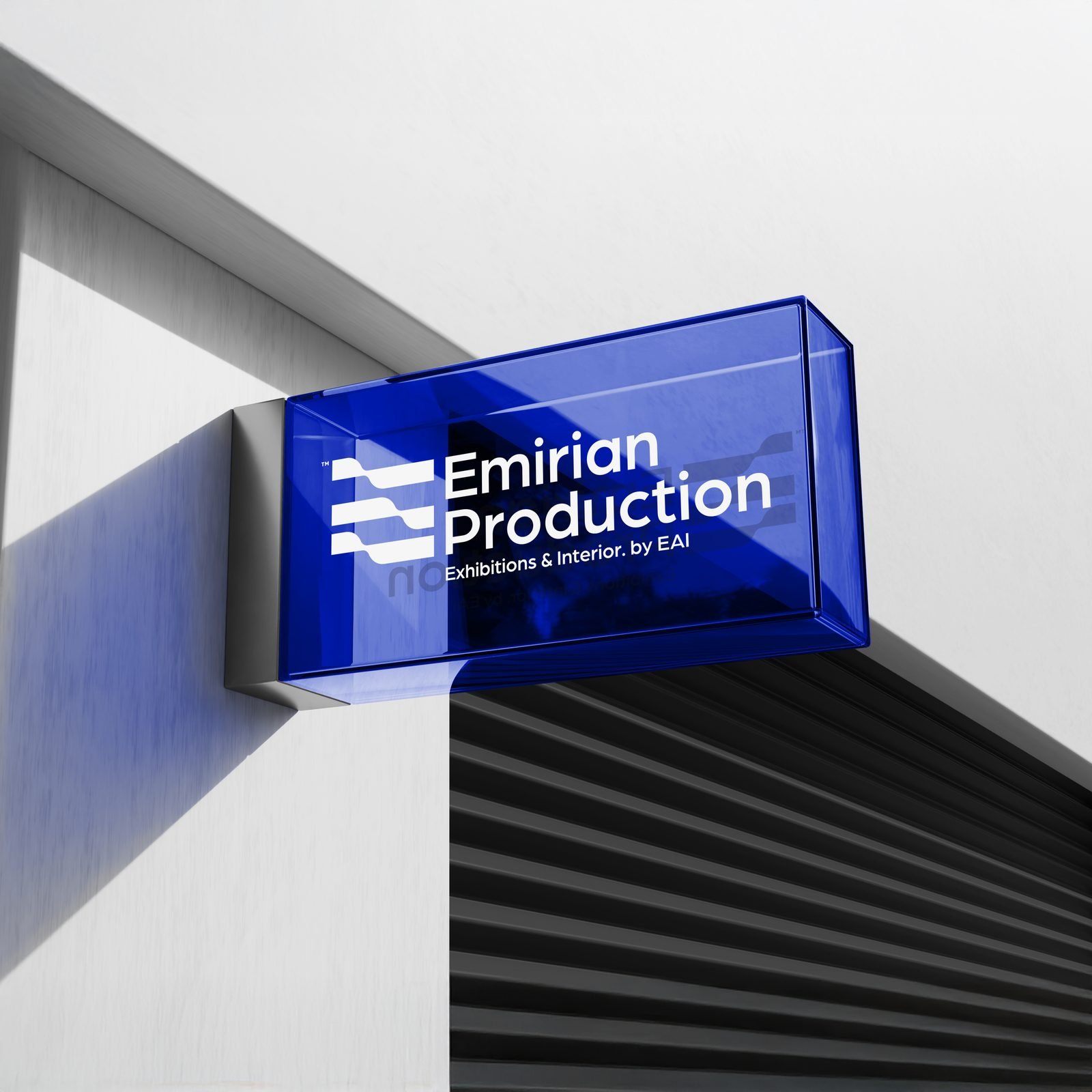 Emirian Production: Projecting sign