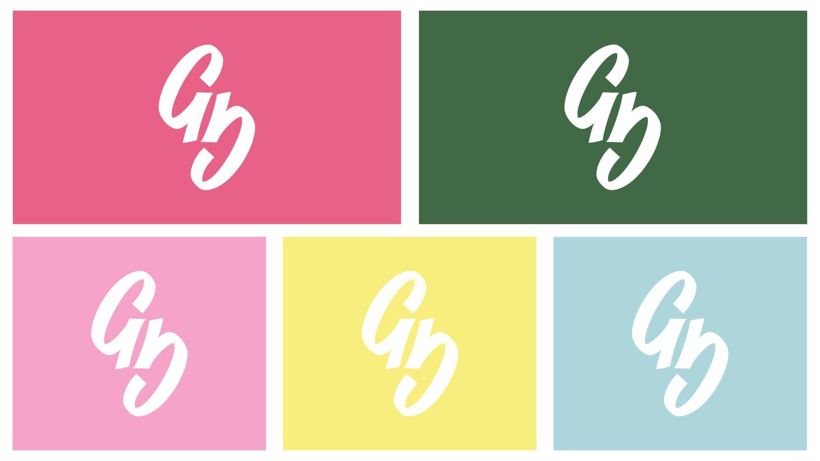 Gala Women Fashion: The monogram across the five brand colours