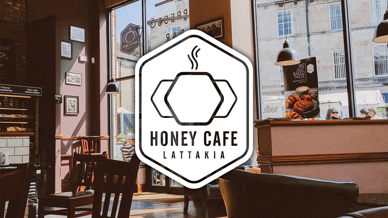 Honey Cafe: Logo, visual identity, café applications, kids’ zone branding and social media for Honey Cafe in Lattakia, Syria.
