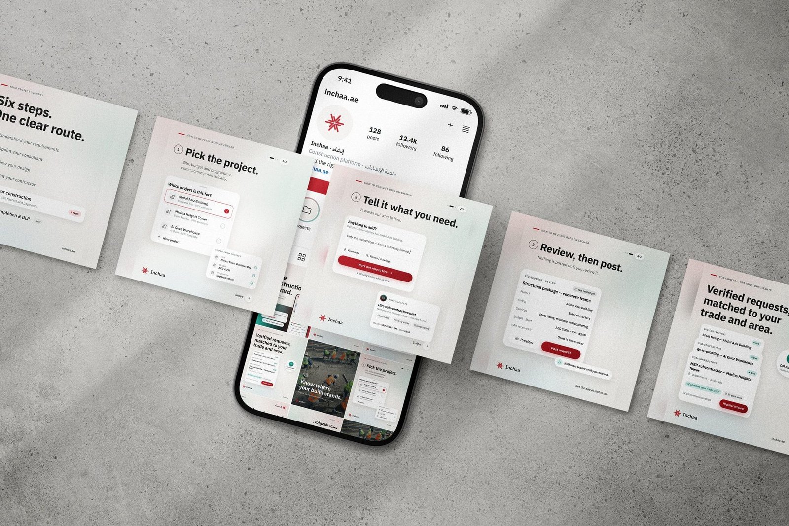 Inchaa: Social media templates