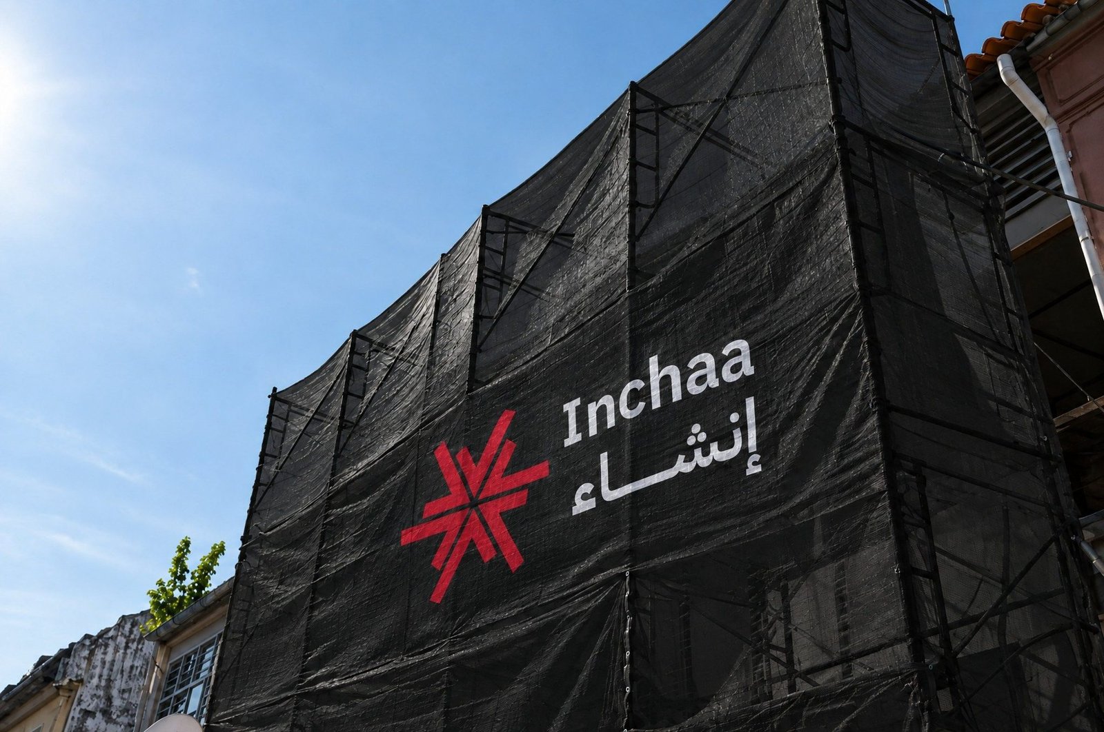 Inchaa: Scaffold wrap