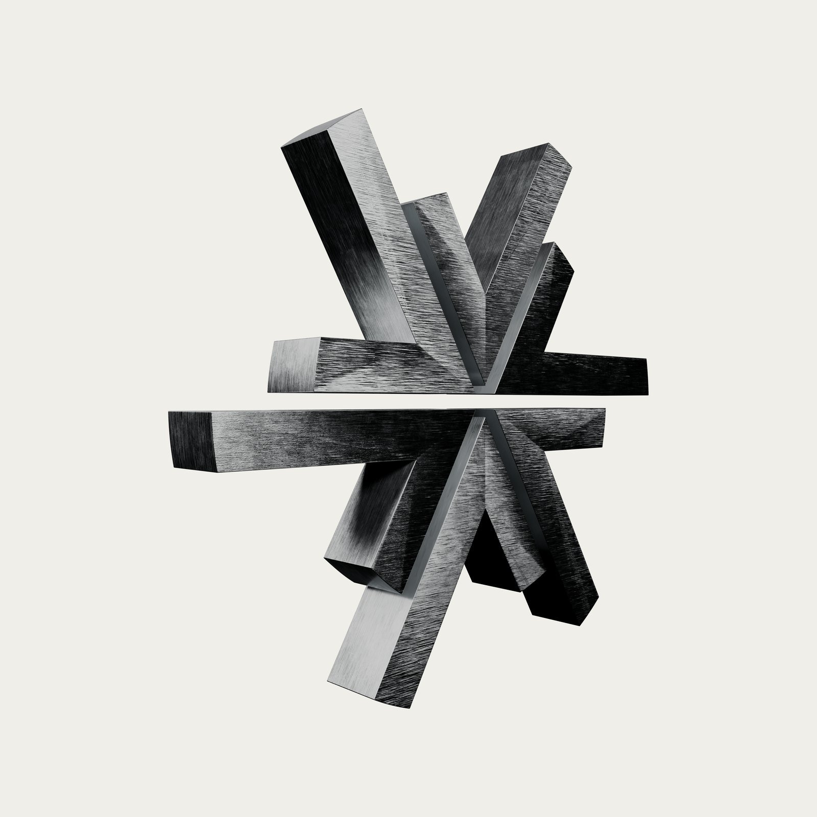 Inchaa: The Inchaa mark rendered in brushed metal