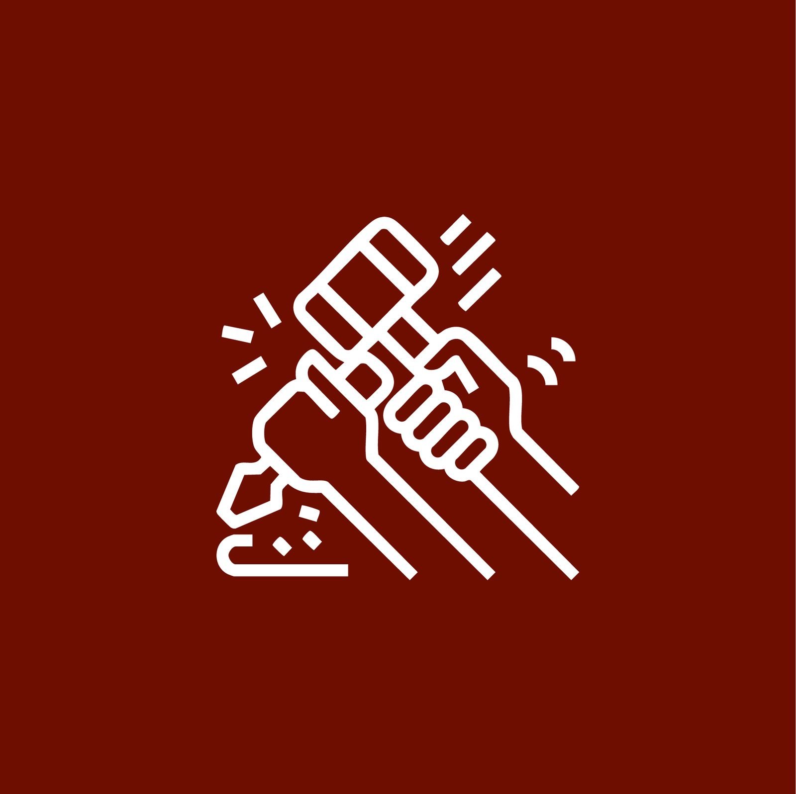 Hammer and chisel