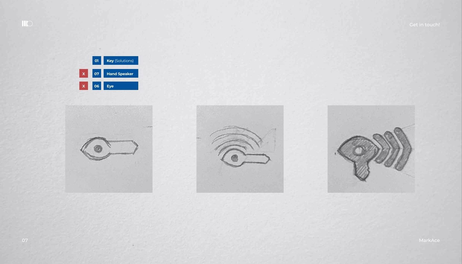 MarkAce Giftings: Sketch combinations: key and eye
