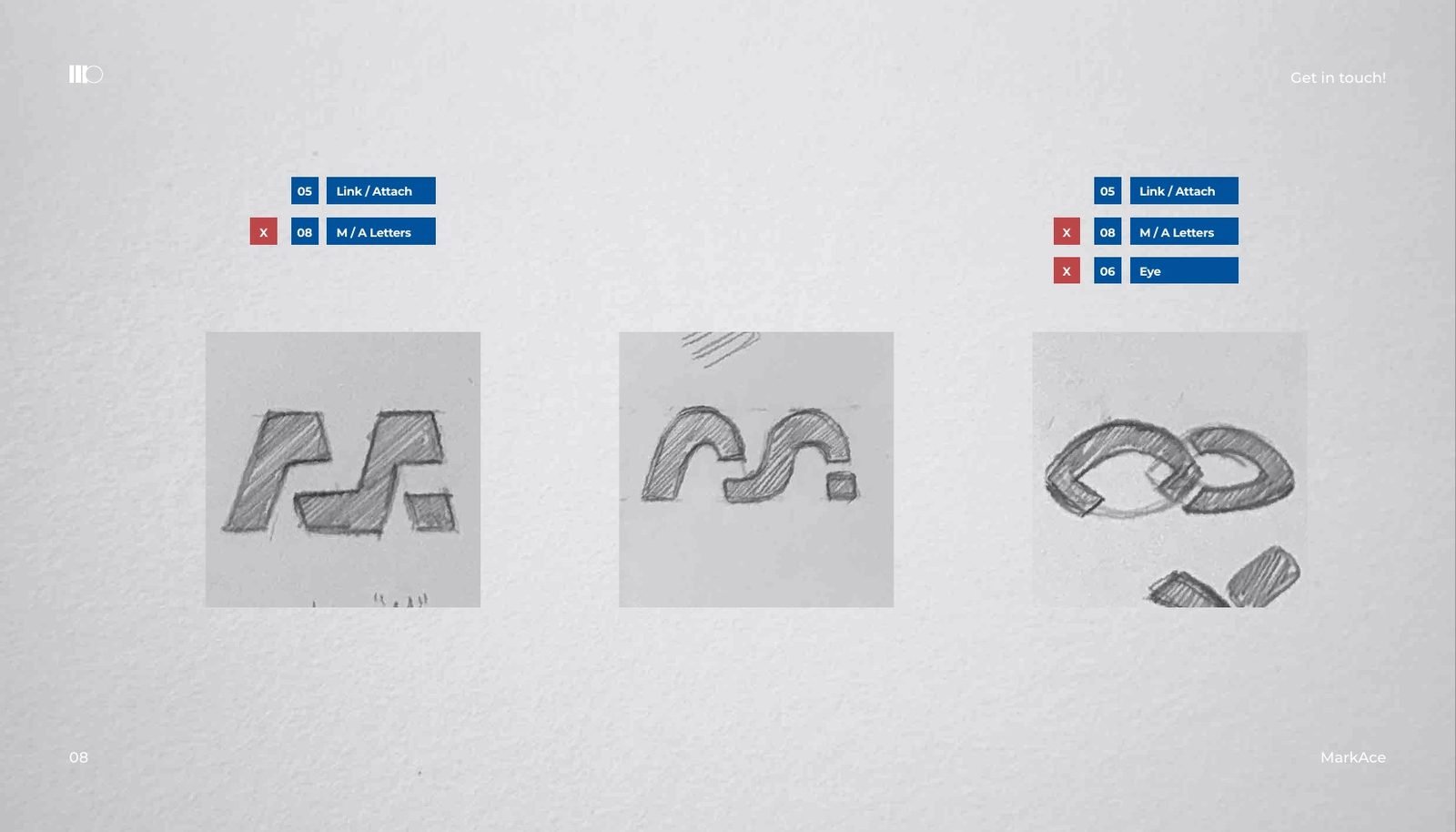 MarkAce Giftings: Sketch combinations: link, M and A