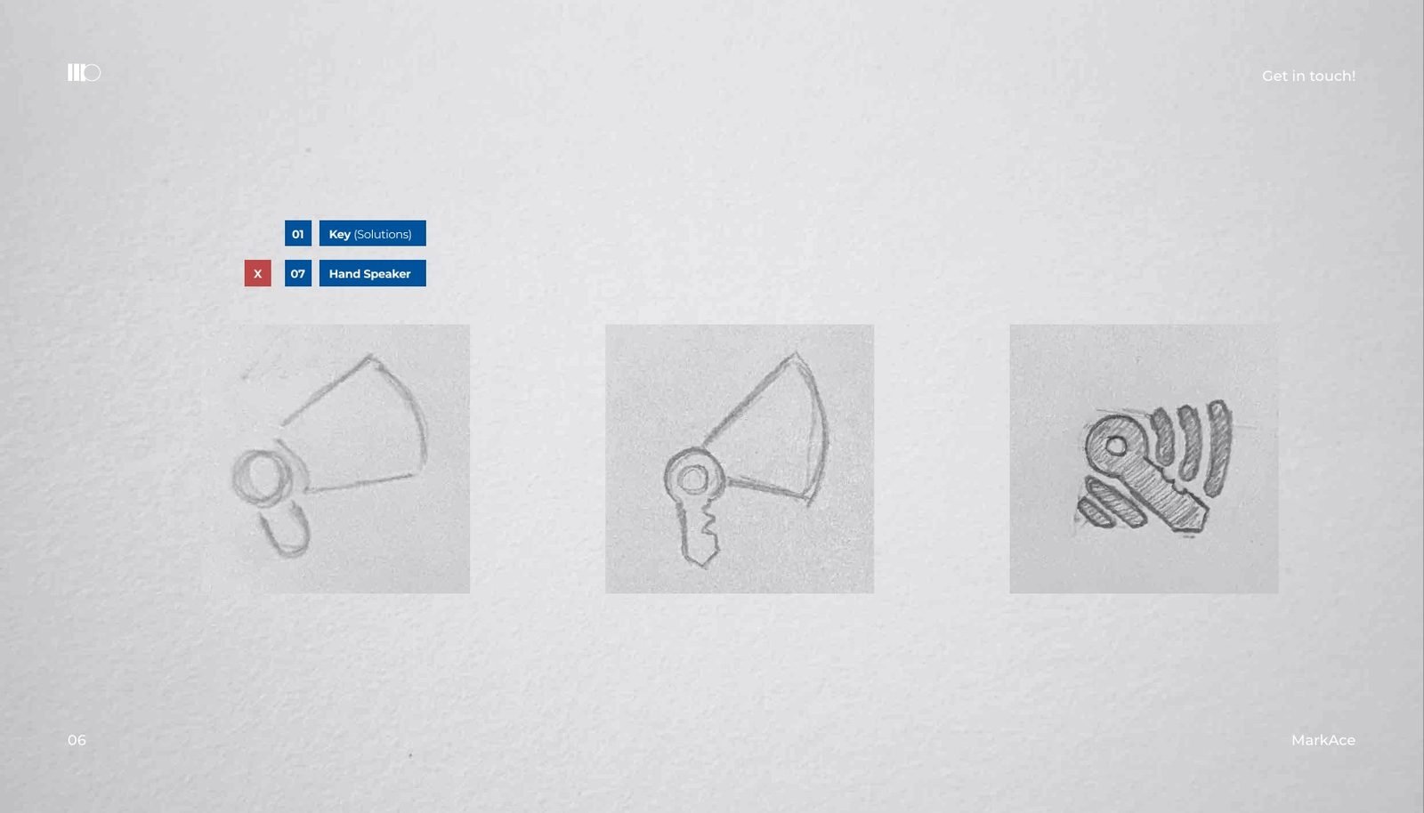 MarkAce Giftings: Sketch combinations: key and speaker