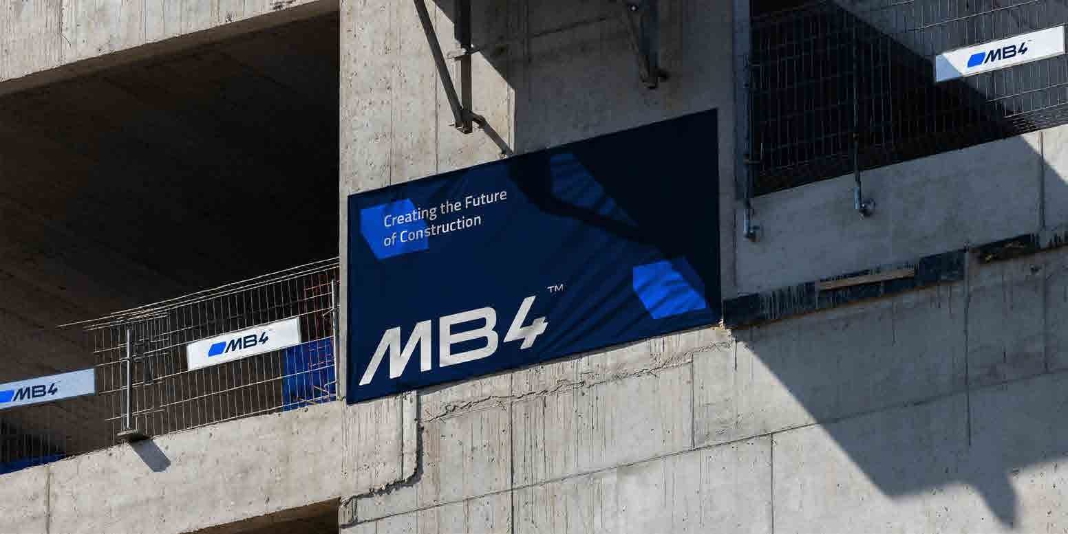 MB4 Contracting: Identity, stationery and fleet branding for a contracting company