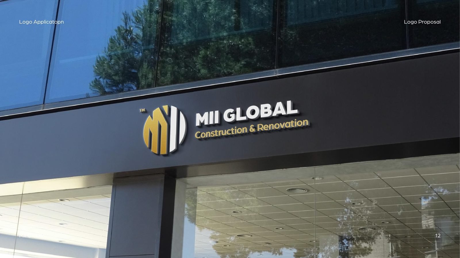 MII Global: Option one on a building facade