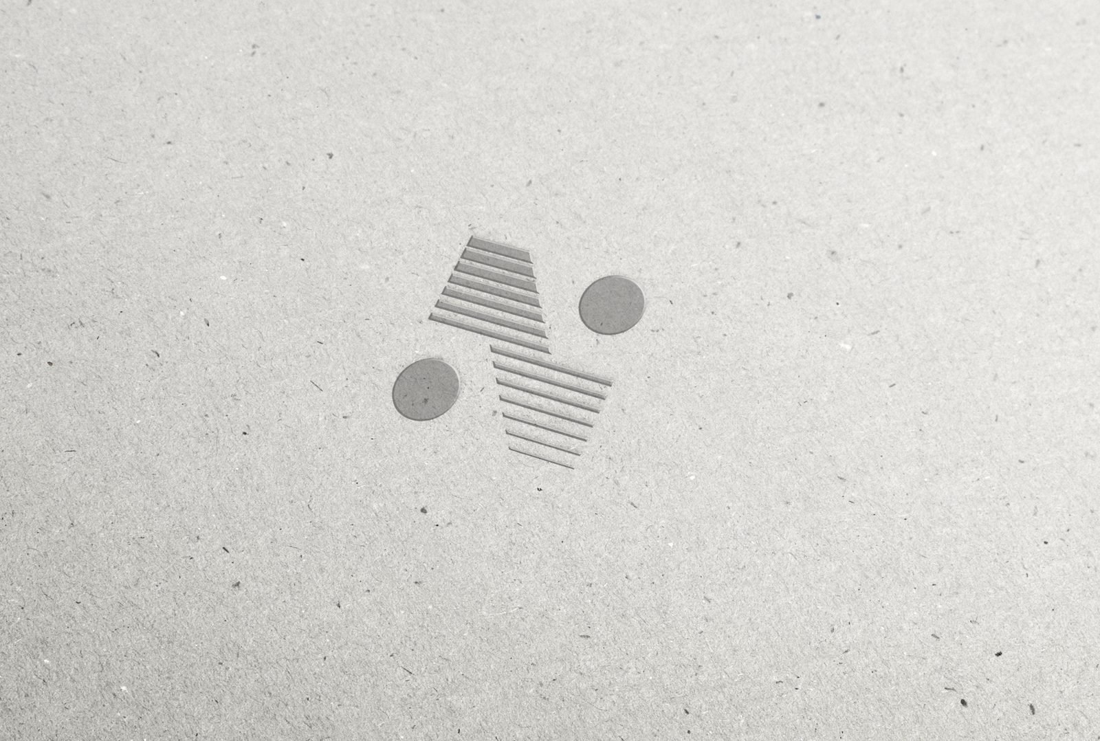 Neo Print Studio: Emblem pressed into grey board