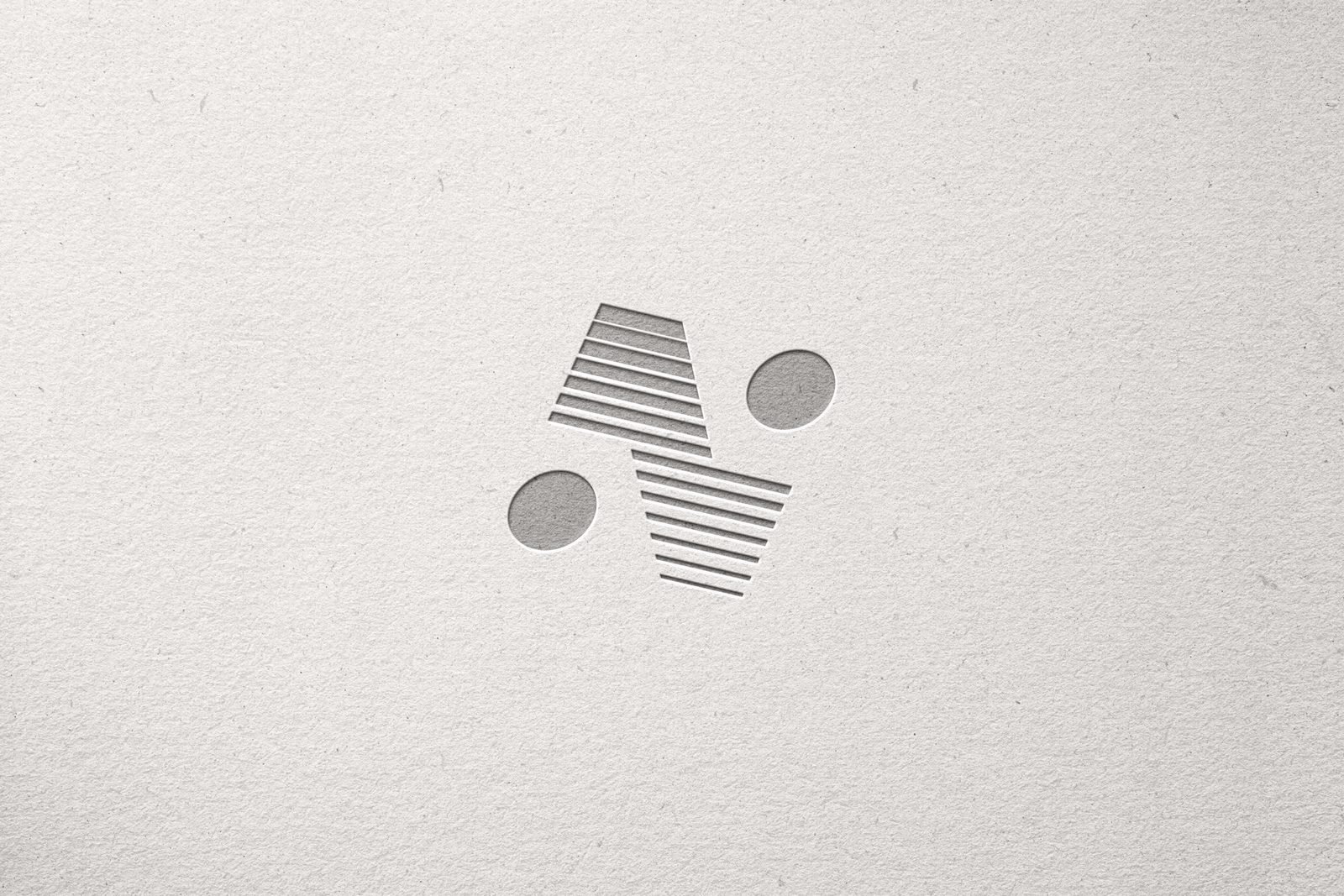 Neo Print Studio: Emblem debossed into white paper