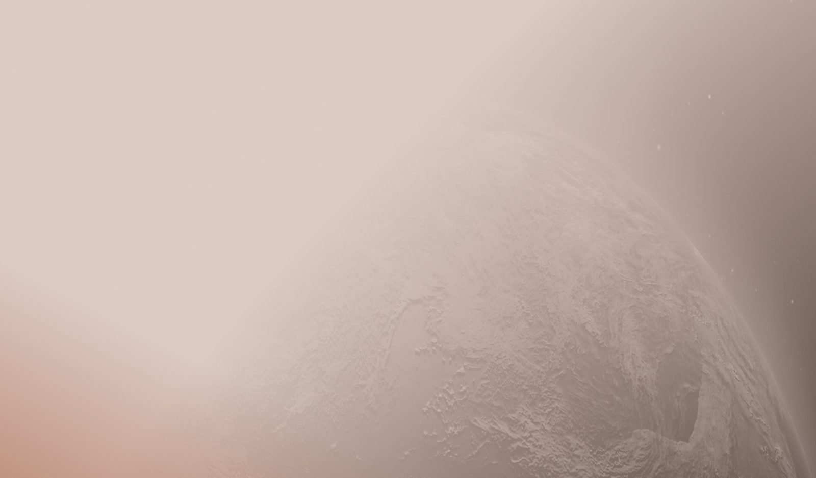 Odix Pay: Website background: copper planet edge
