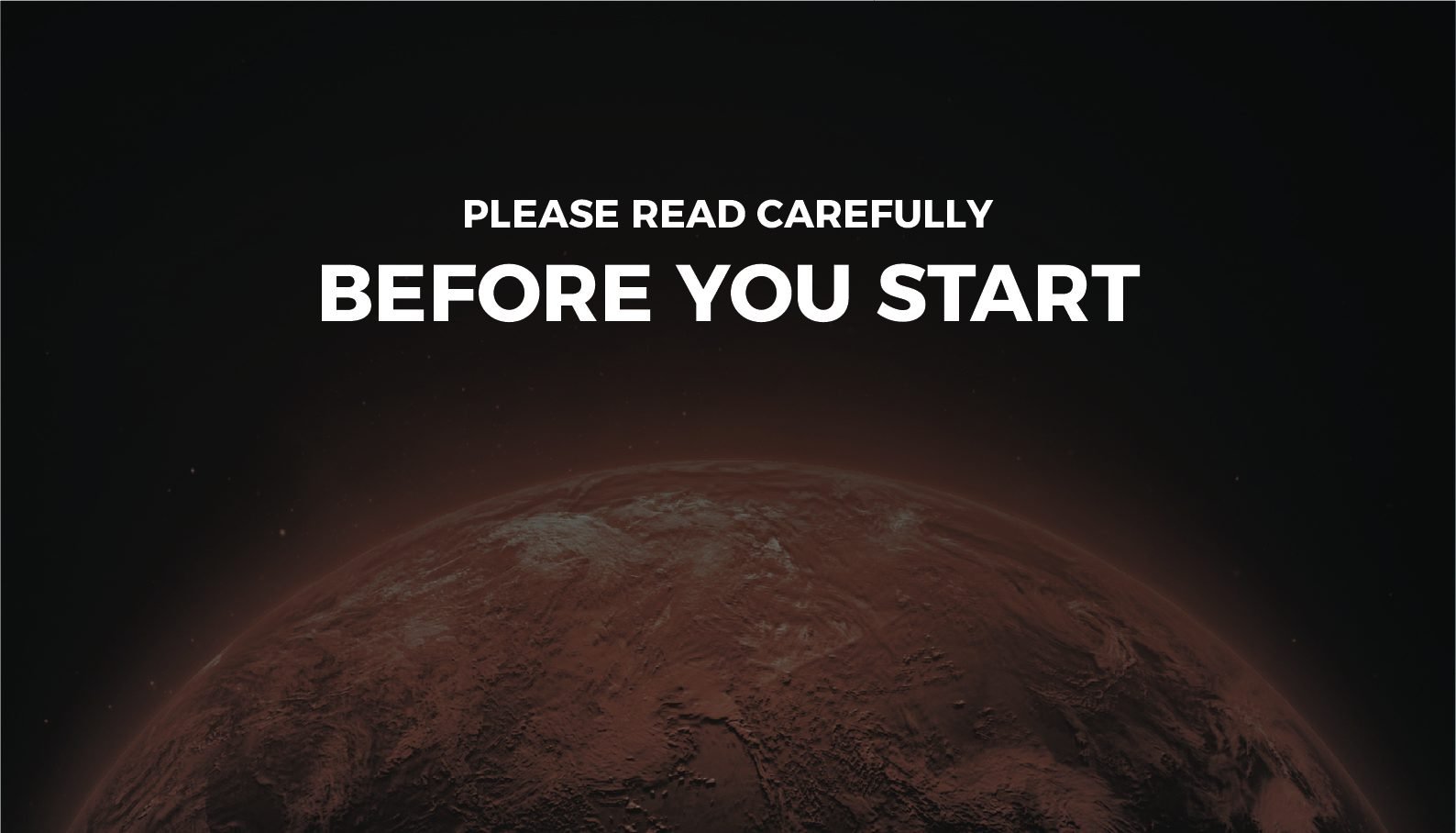 Odix Pay: Message card front: please read carefully before you start