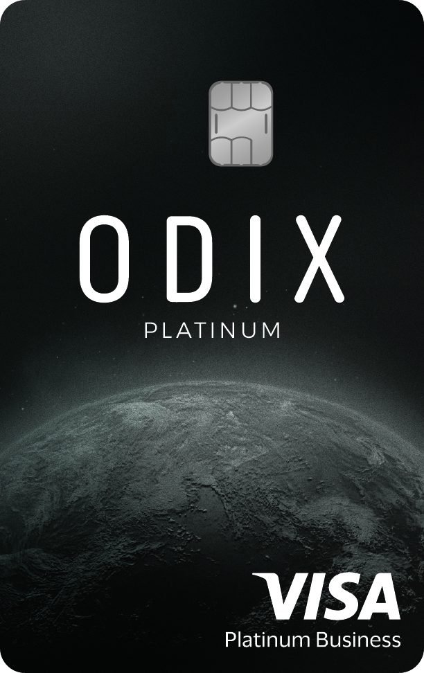 Odix Pay: Platinum card with a planet horizon