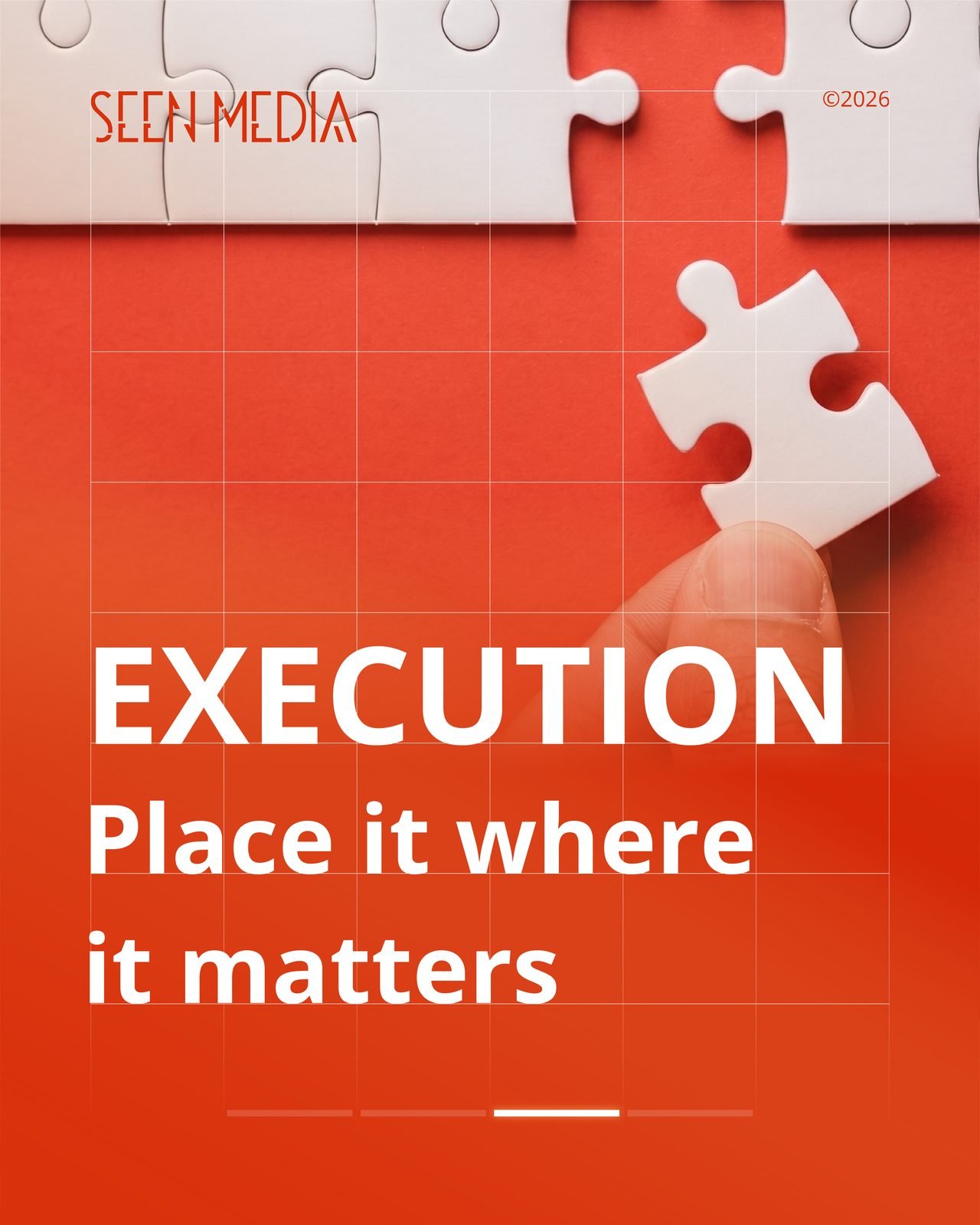 SEEN Media: Execution: place it where it matters