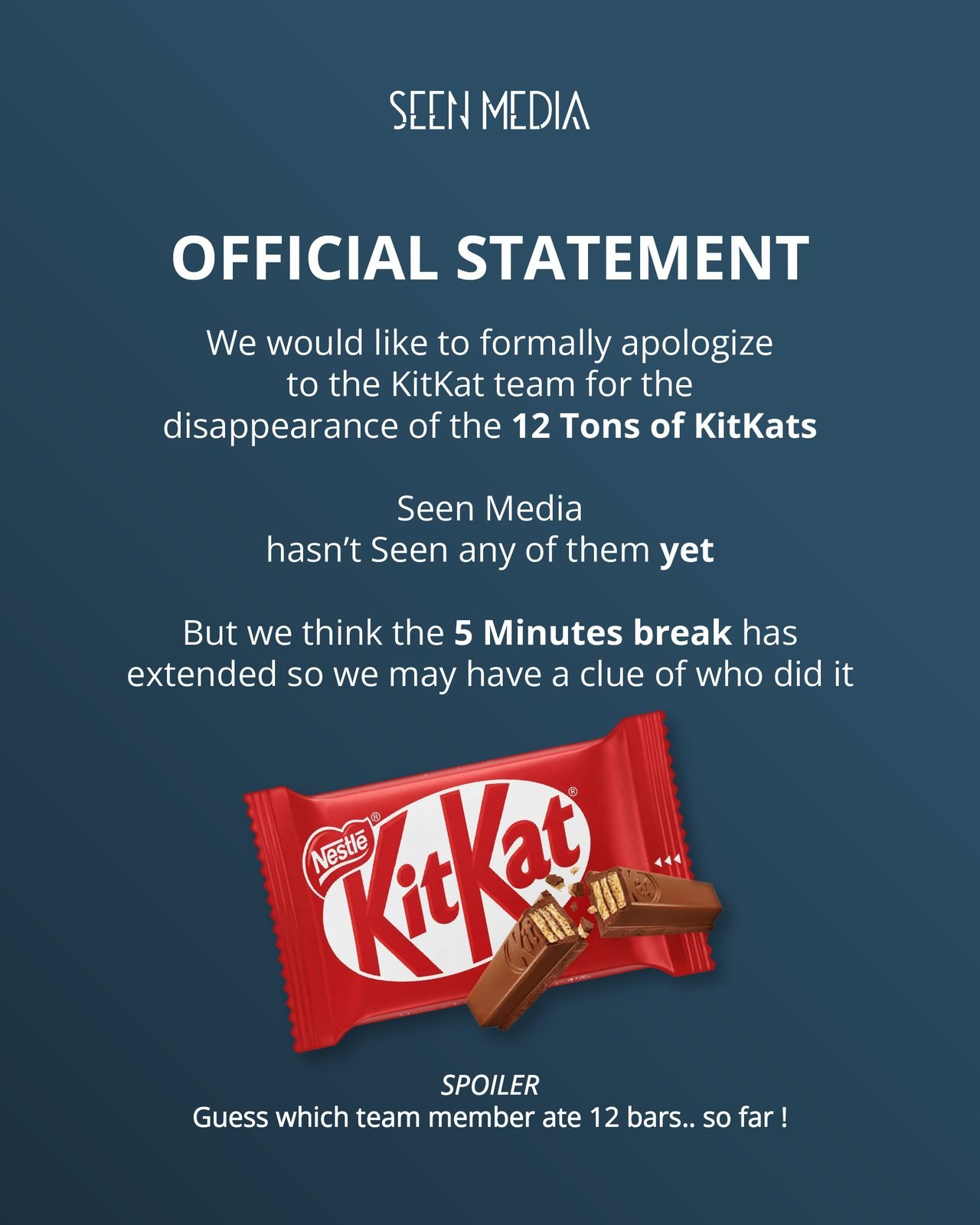 SEEN Media: Official statement