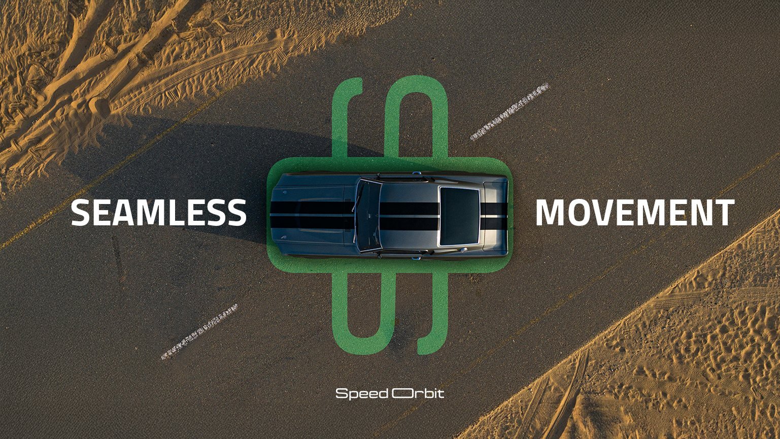 Speed Orbit: Logo and identity for Speed Orbit, a Sharjah car rental company promising the same premium service in every class of car.