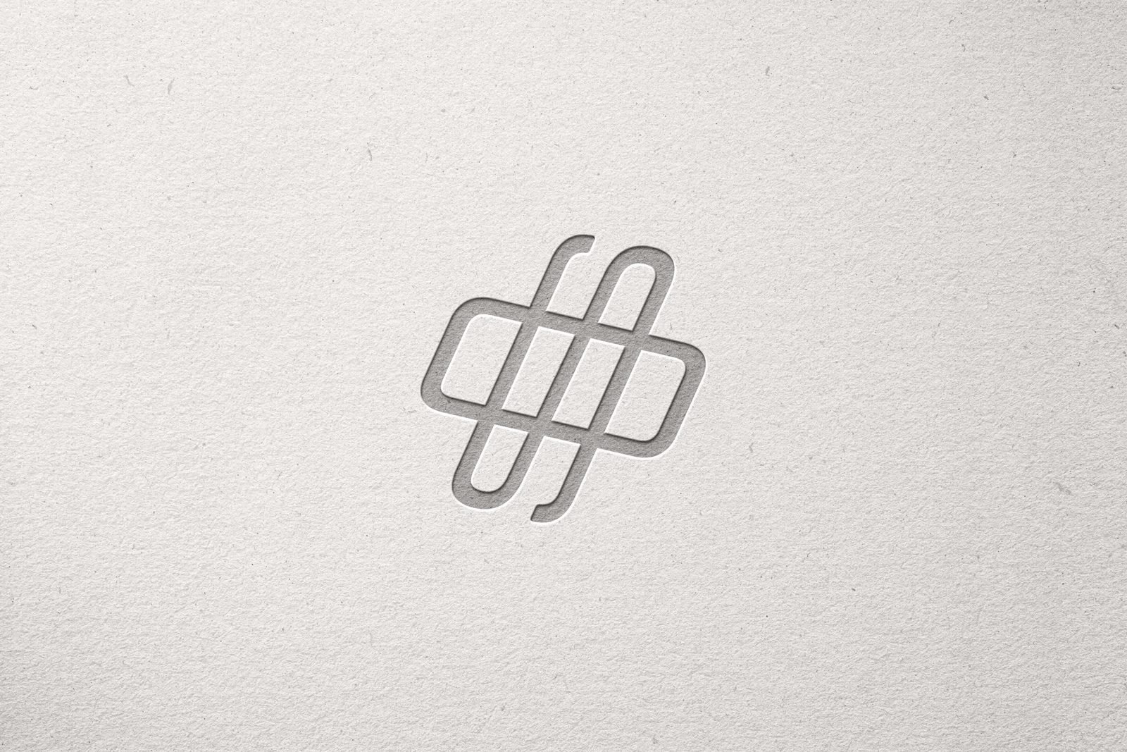 Speed Orbit: Emblem debossed into white paper