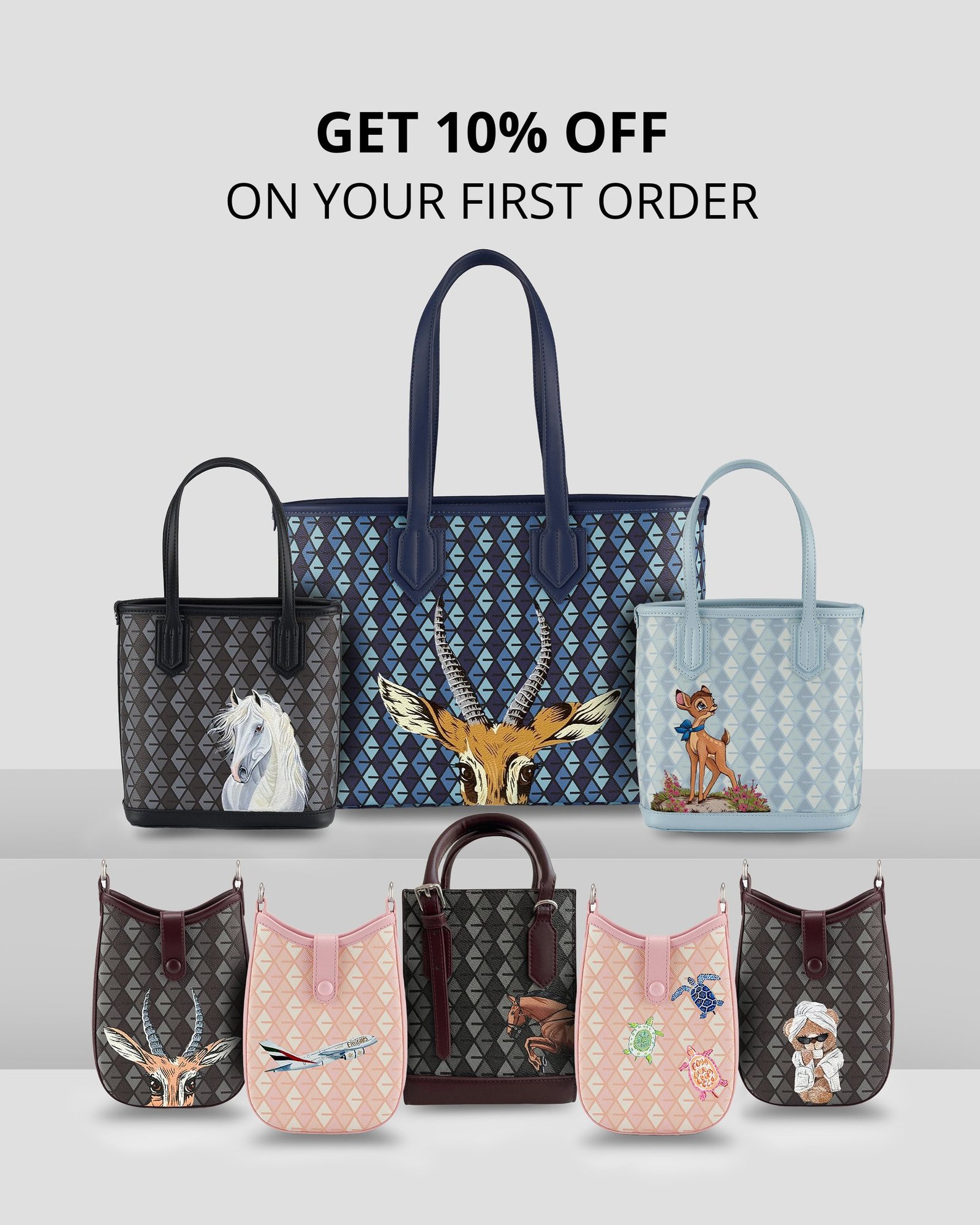 Vonto: A bilingual summer offer campaign for Vonto's customisable leather bags and travel pieces, across stories, feed posts and video.