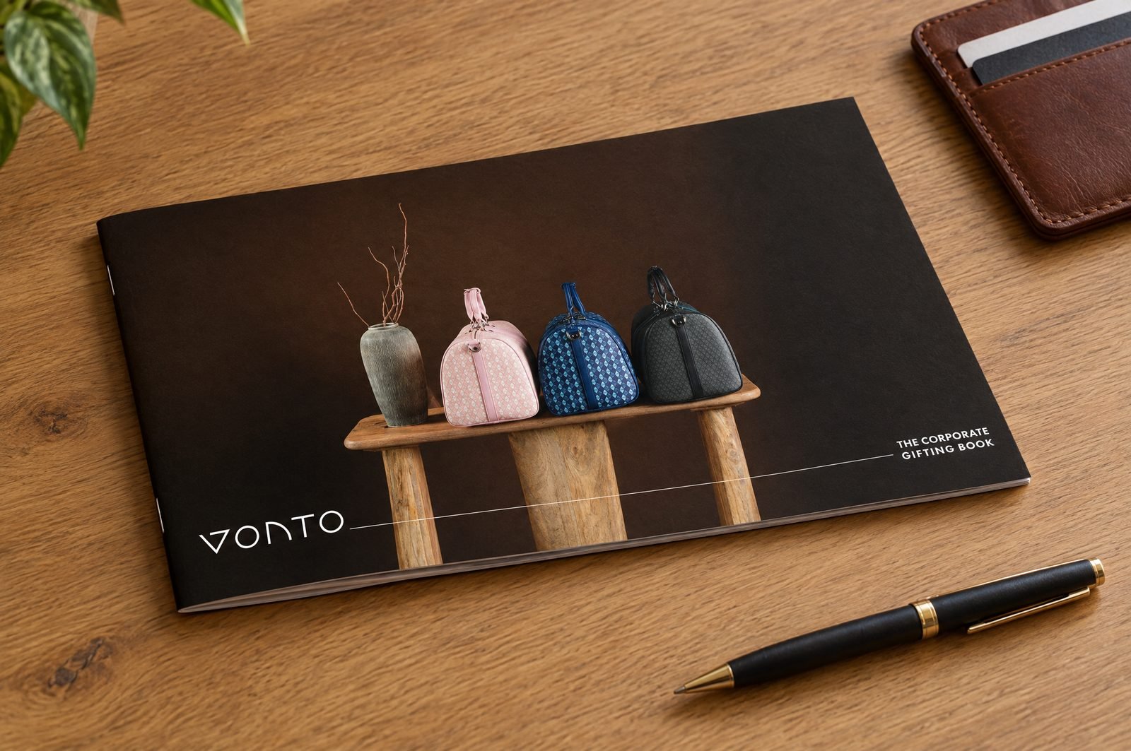 Vonto: The Corporate Gifting Book on a desk