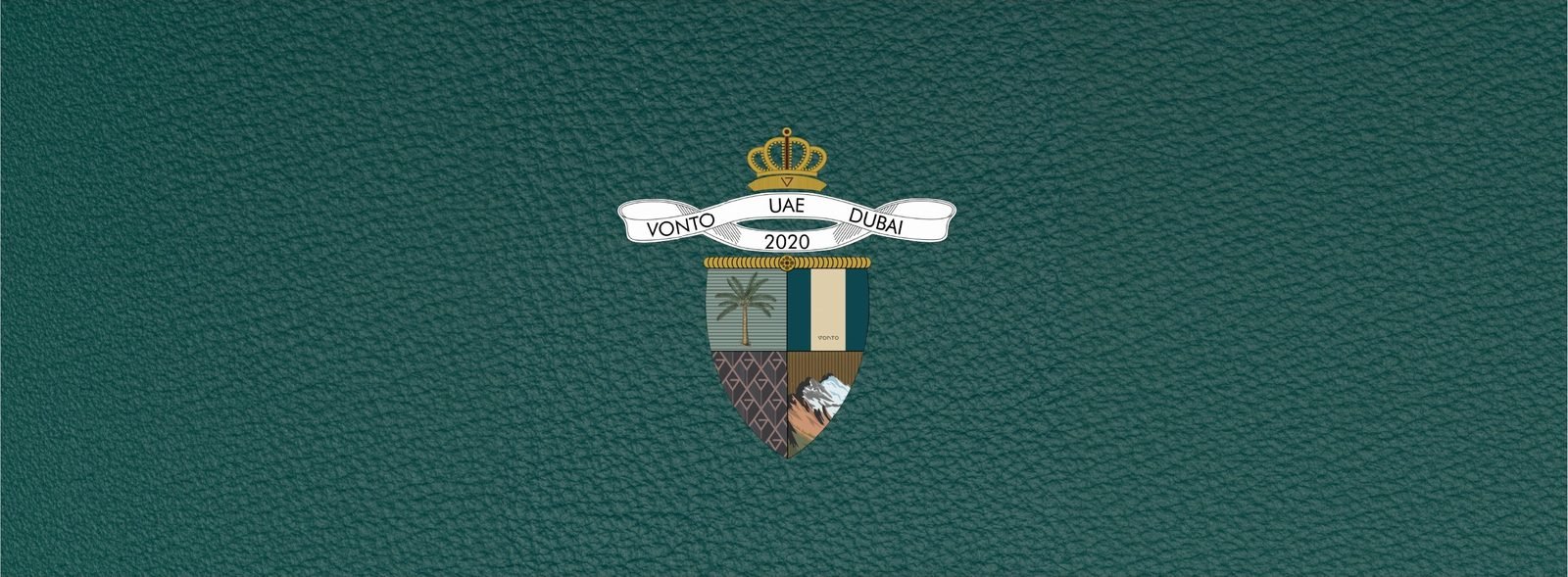 Vonto: Green leather sleeve