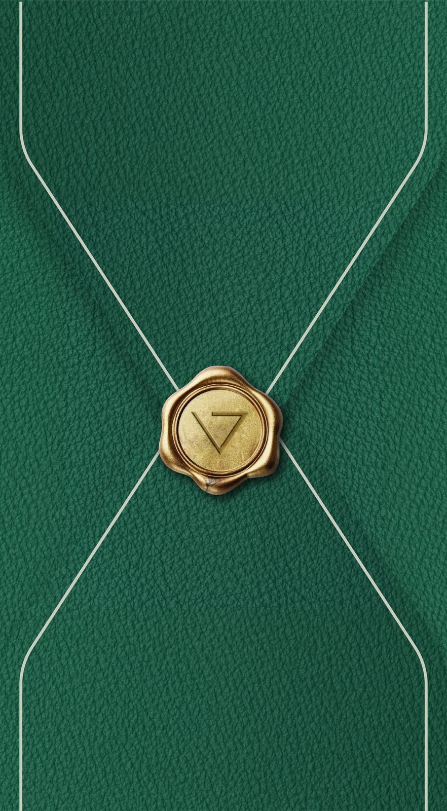 Vonto: The back of the envelope with the gold wax seal