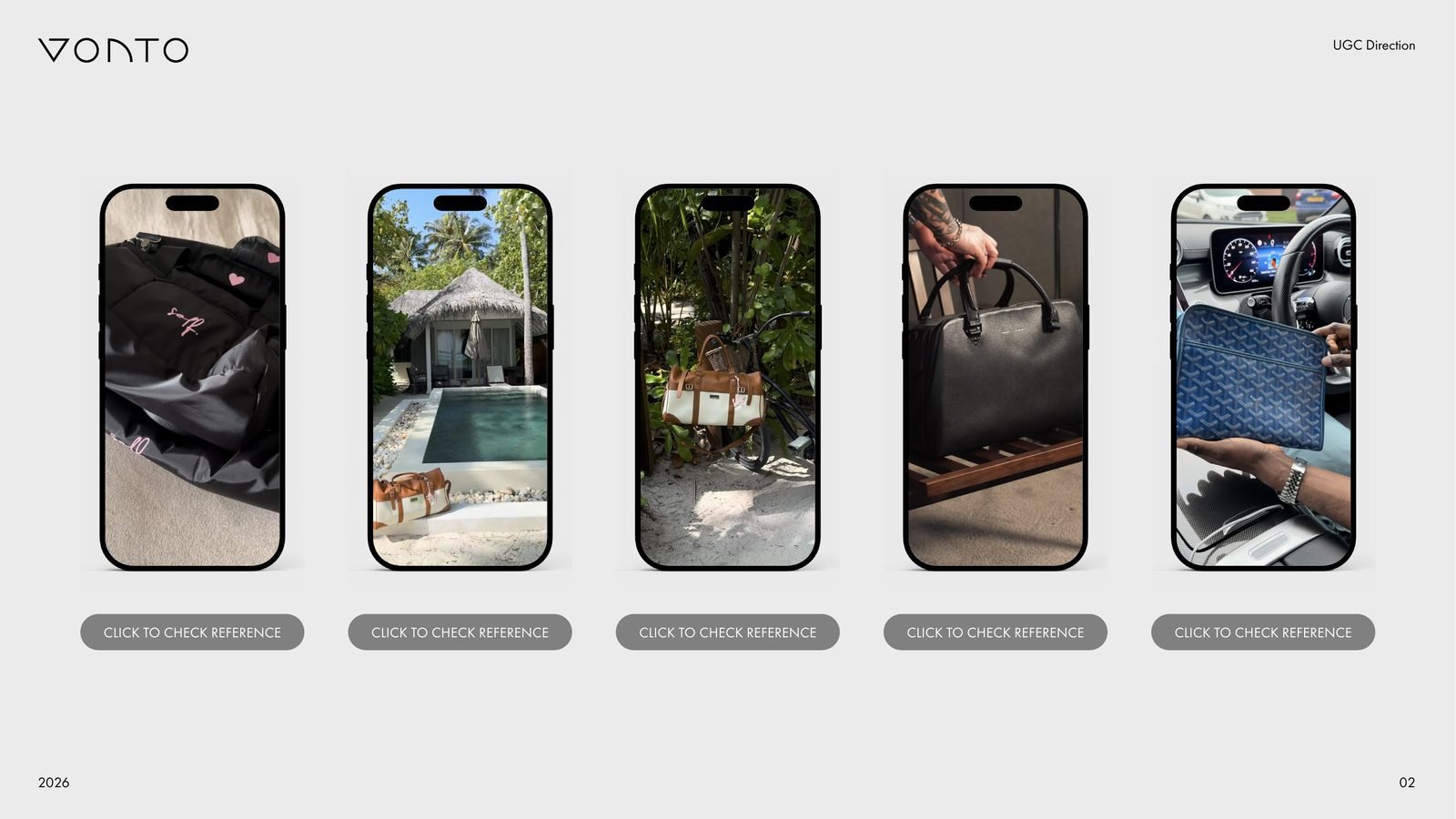 Vonto: Reference shots, travel and daily use